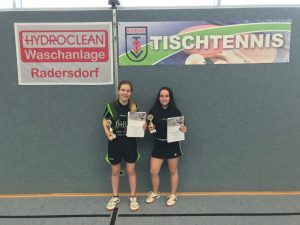Jasmin Welzel gewinnt Premiere im Kühbacher Sportpark- Jenny Donth wird Dritte beim nordschwäbischen Ranglistenturnier