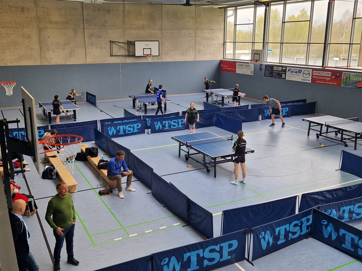 Erstes Tischtennis Junior-Race Turnier in Kühbach